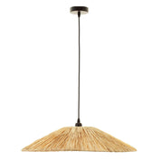 Lucia Pendant Light W600mm Natural Raffia Grass