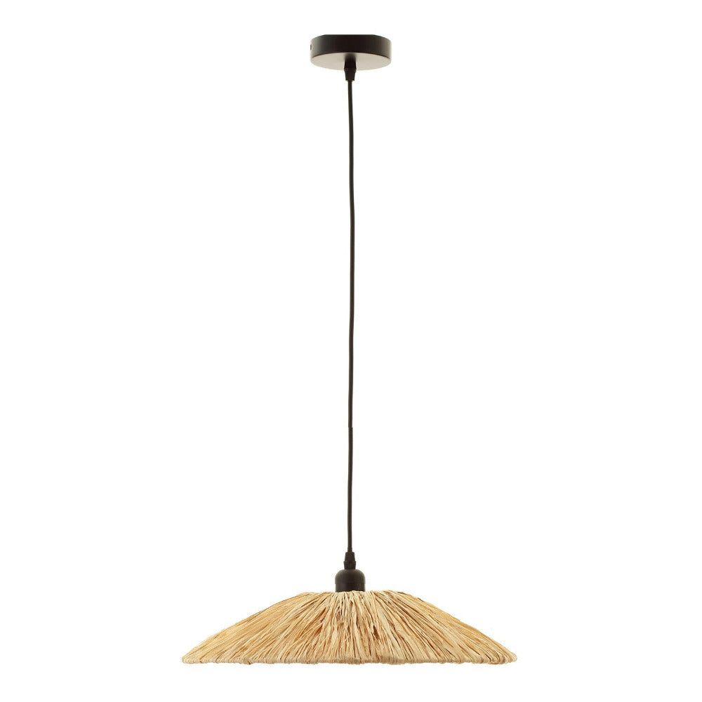 Lucia Pendant Light W400mm Natural Raffia Grass