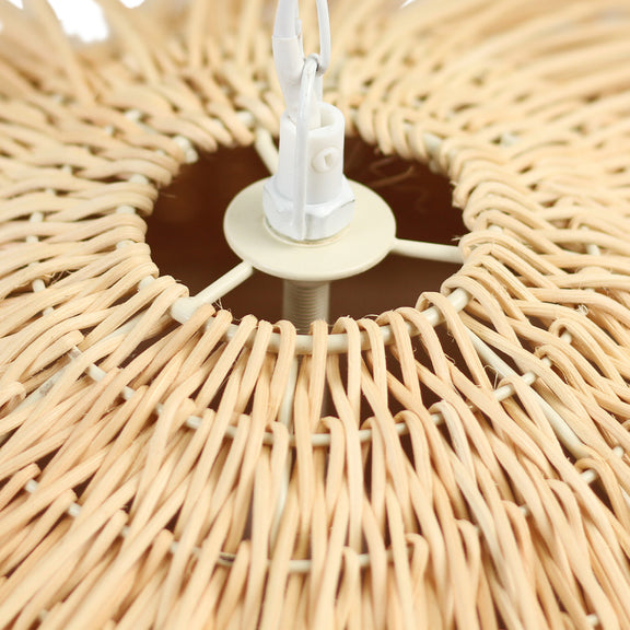 Harley Rattan Pendant Light Natural & Cream