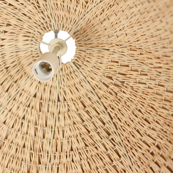 Harley Rattan Pendant Light Natural & Cream