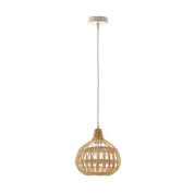 Loom Rattan Pendant Light Cream & Natural