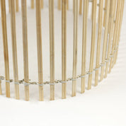 Bree Bamboo Pendant Light Cream & Natural