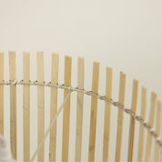 Bree Bamboo Pendant Light Cream & Natural