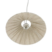 Pamela Small Pendant Light White & Linen