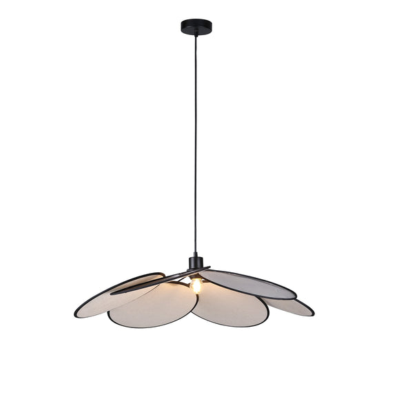 Flora Pendant Light White & Beige