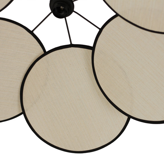 Flora Pendant Light White & Beige