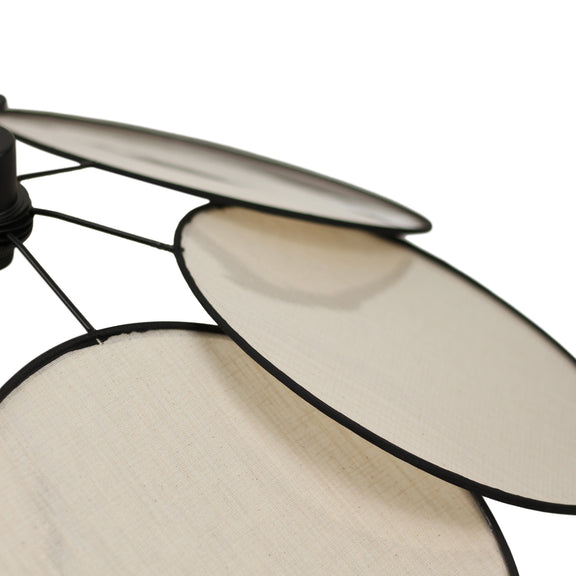 Flora Pendant Light White & Beige