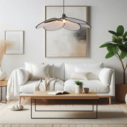 Flora Pendant Light White & Beige