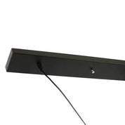 Linea 3 Lights Pendant Light Black & Linen