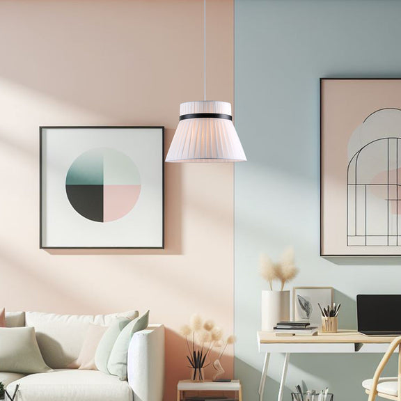 Bellina Large Bell Pendant Light White