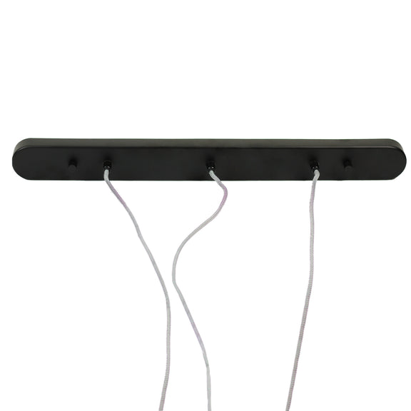Pivota 3 Lights Pendant Light Black