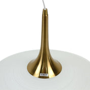 Discia Large Pendant Light Copper & White