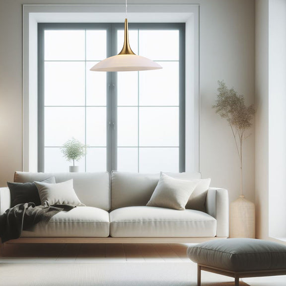 Discia Large Pendant Light Copper & White