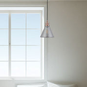 Conea Pendant Light Antique Copper & Smoky