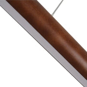 Freya LED Pendant Light 26W Tri Colour Walnut