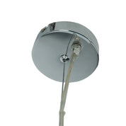 Zyla Pendant Light Blue & Chrome