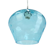 Zyla Pendant Light Blue & Chrome