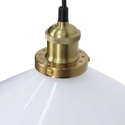 Gemma Pendant Light White & Brass