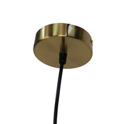 Gemma Pendant Light White & Brass
