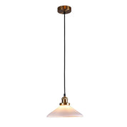 Gemma Pendant Light White & Brass