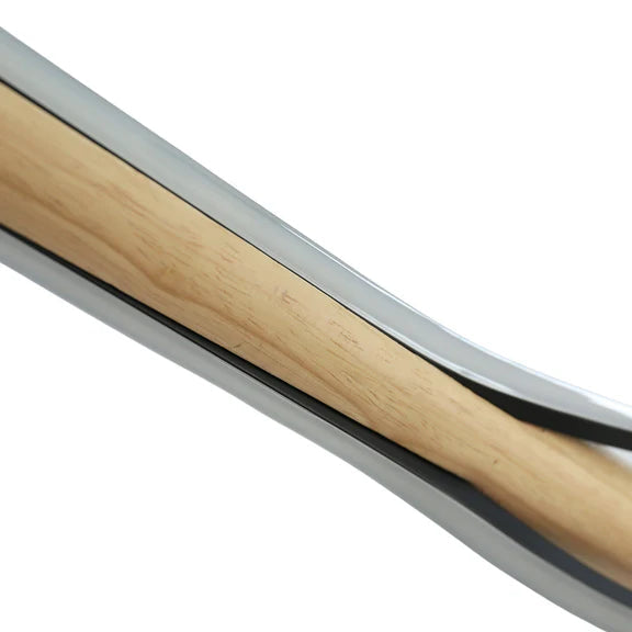 Bonnie LED Pendant Light 30W Tri Color Matt Black & Wood