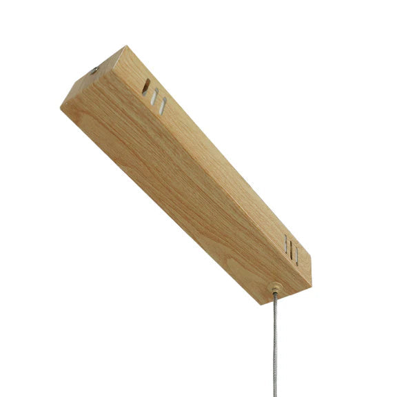 Maisie Large LED Pendant Light 45W Tri Colour Wood Grain