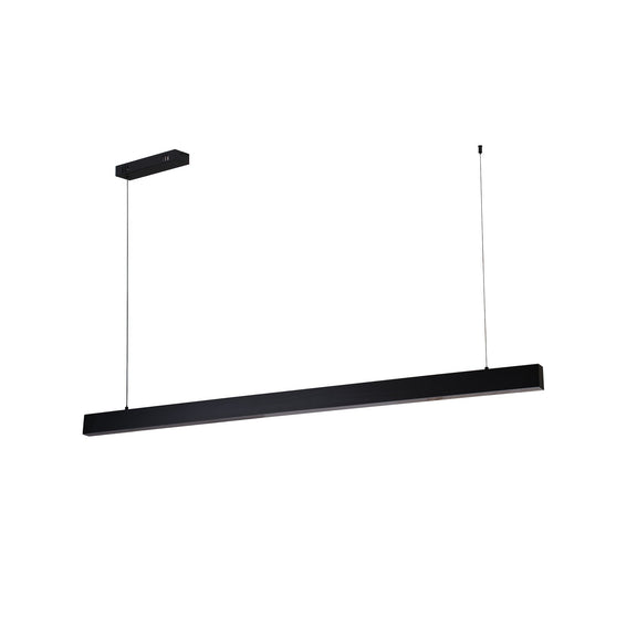 Maisie Small LED Pendant Light 40W Tri Colour Matt Black