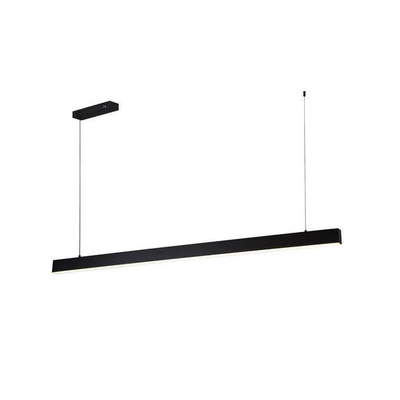 Maisie Small LED Pendant Light 40W Tri Colour Matt Black