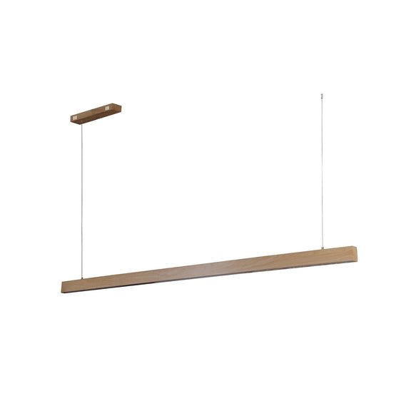 Maisie Small LED Pendant Light 40W Tri Colour Wood Grain