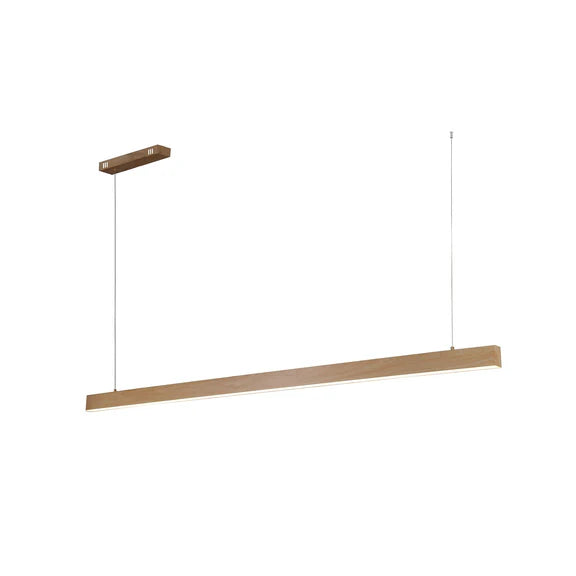 Maisie Small LED Pendant Light 40W Tri Colour Wood Grain