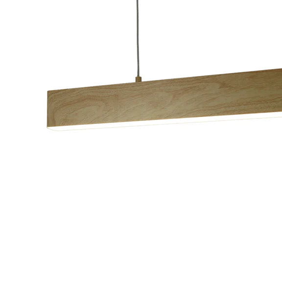 Maisie Small LED Pendant Light 40W Tri Colour Wood Grain