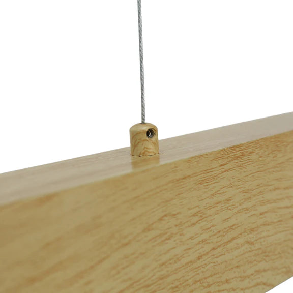 Maisie Small LED Pendant Light 40W Tri Colour Wood Grain