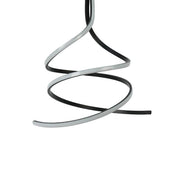 Estelle LED Pendant Light 30W Tri Color Matt Black & Wood