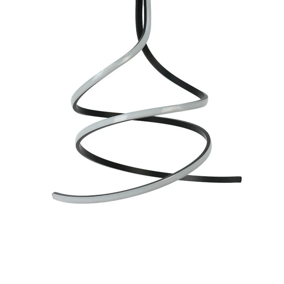 Estelle LED Pendant Light 30W Tri Color Matt Black & Wood
