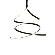 Estelle LED Pendant Light 30W Tri Color Matt Black & Wood