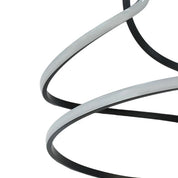 Estelle LED Pendant Light 30W Tri Color Matt Black & Wood