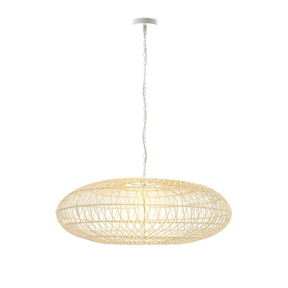 Laurel Rattan Large Pendant Light Natural