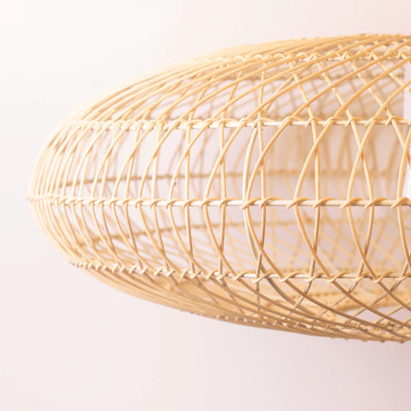 Laurel Rattan Small Pendant Light Natural