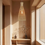 Lilia Rattan Large Pendant Light Natural