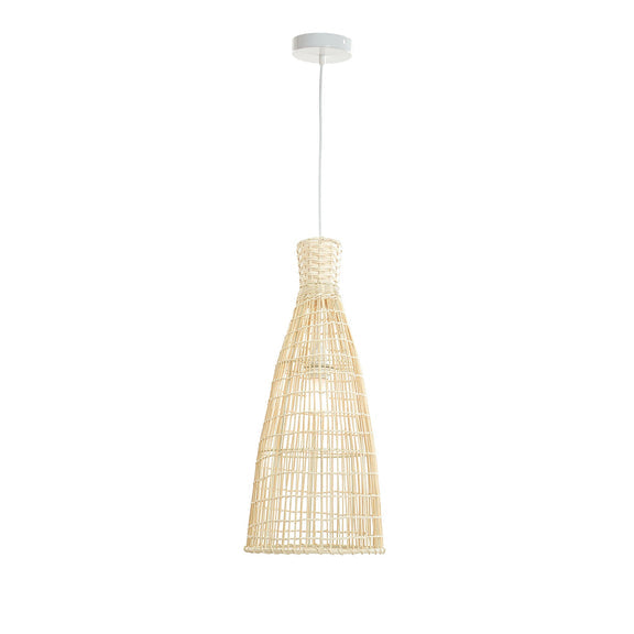 Lilia Rattan Small Pendant Light Natural