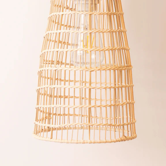 Lilia Rattan Small Pendant Light Natural