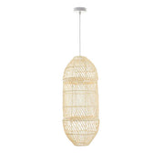 Zinnia Rattan Large Pendant Light Natural