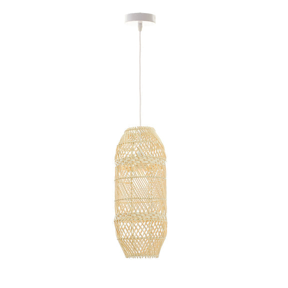 Zinnia Rattan Large Pendant Light Natural