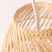 Zinnia Rattan Large Pendant Light Natural