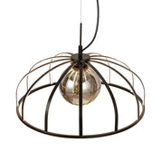 Calista LED Pendant Light 30W 3000K Black & Smoky