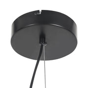 Calista LED Pendant Light 30W 3000K Black & Smoky