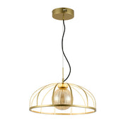 Calista LED Pendant Light 30W 3000K Gold & Champagne
