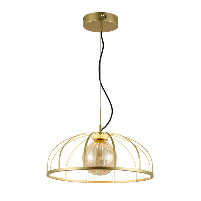 Calista LED Pendant Light 30W 3000K Gold & Champagne