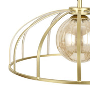 Calista LED Pendant Light 30W 3000K Gold & Champagne