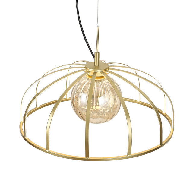 Calista LED Pendant Light 30W 3000K Gold & Champagne